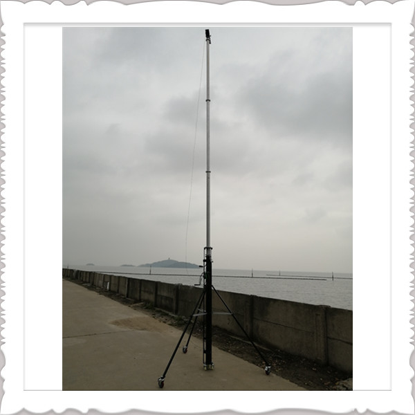 6m 6063 Aluminum Lightweight Telescopic Mast For Telecom Ham Radio
