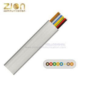 Quality OEM Factory 28 AWG Stranded OFC 8 Core Telephone Cable Flat Telephone Wire wholesale