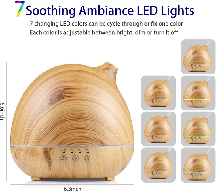 400ML Aromatherapy Essential Oil Diffuser With Upgraded Touch Panel