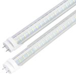 PC Lens V Shaped T8 LED Tube 270 Degree 18w Clear Cover SMD2835