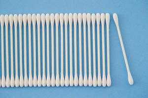 Quality Natural Cosmetic Cotton Buds , Earbuds Cotton Swabs Home Hotel Applied wholesale