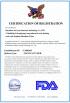 Hefei DX Medical  Co., Ltd. Certifications