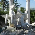 Outdoor Marble Trevi Fountain Oceanus Statues amous Greek God Poseidon Fountains