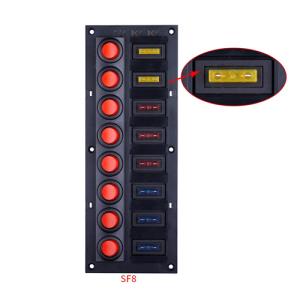 Quality Black 12v Rocker Switch Panel , IP68 3 Way Rocker Switch Marine wholesale