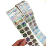 Anti Counterfeit Hologram Vial Label Digital Printing Hologram Vial Label