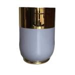 Two colors matched flower pot metal flower planter