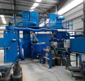 Quality Gas Cylinder Surface Cleaning Equipment LPG Cylinder Shot Blasting Machine Bsa2.5 wholesale