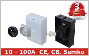 Quality European Outdoor Rotary Disconnect Switch , Lockable 3 Position Rotary Switch wholesale