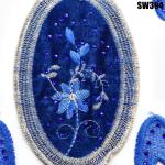 High quality velvet mix tulle lace with velvet with stones heavy african lace