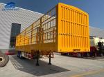70000kg BPW Brand Cargo Semi Trailer 3 Axle Side Wall