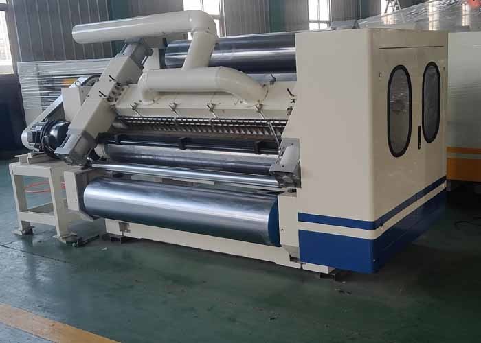 440V 50Hz 7 ply Corrugated Board Production Line , High Speed Fingerless Type Single Facer