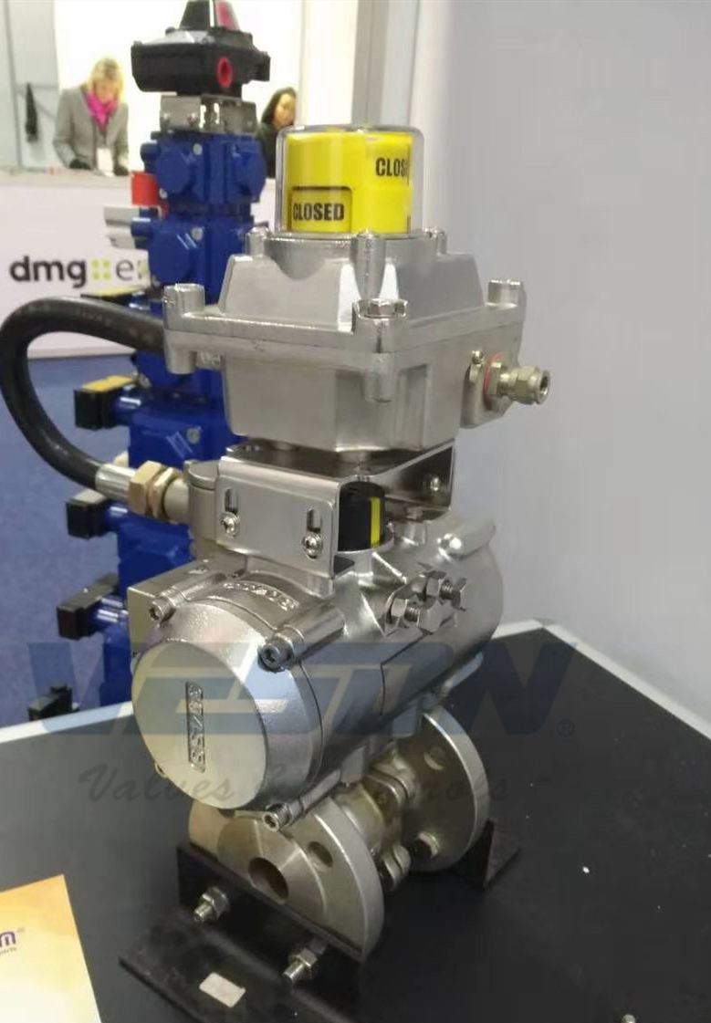 Double Acting Stainless Steel Pneumatic Actuator SS304 SS316 Material