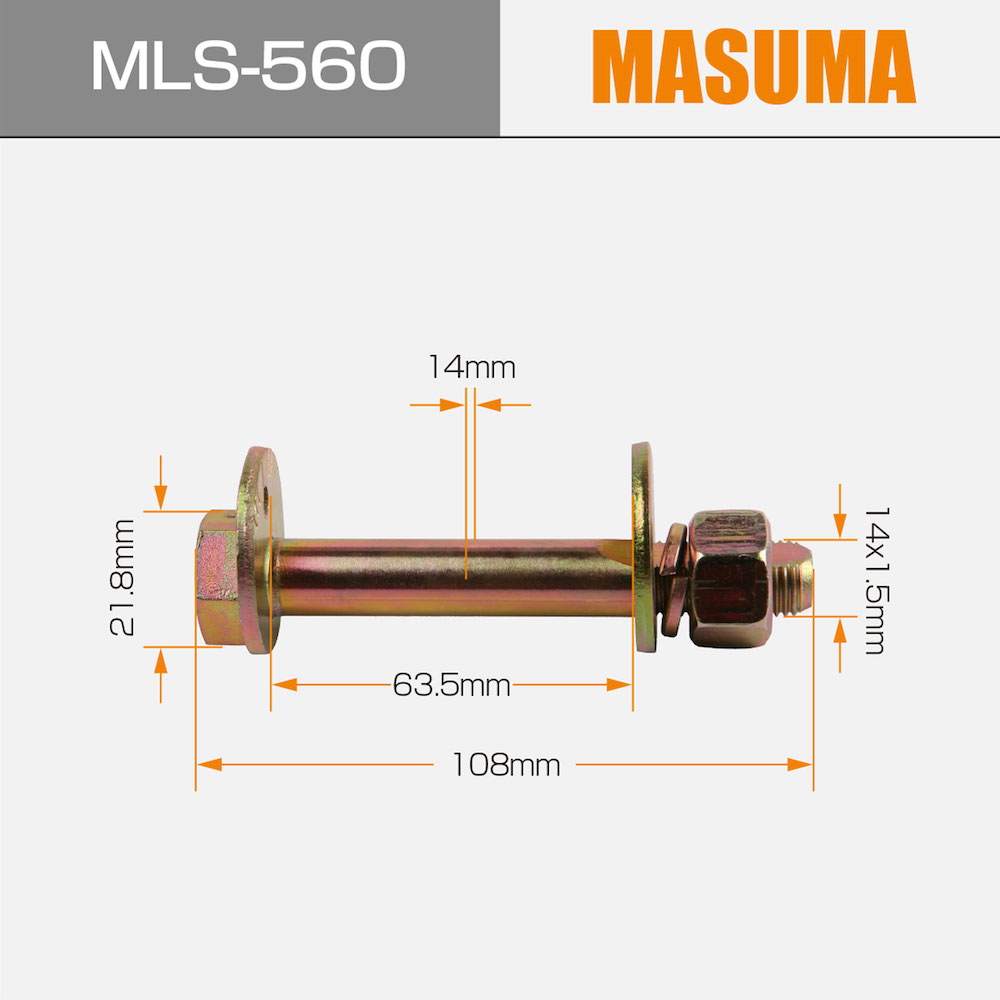 MASUMA Auto Adjust Bolt MB430151 MB111440 MF450408 MF430124 for MITSUBISHI DELICA P23V