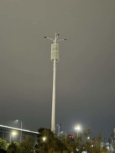 Cheap Q345 Steel Galvanized Mast Tower Pole With Bracket for sale