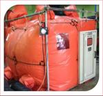 0.9mm Fireproof Silicone Coated Welding Production Panel Safe Pressurized