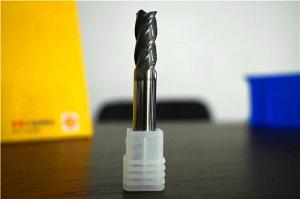 Quality Die Steel Fine Milling Cutter , For 58-62HRC Mouldsteel , 4 Flute Corner Radius End Mill wholesale