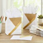 CMYK 4 Color Offset Printing Kraft Paper Shopping Bags With Your Own Logo Custom