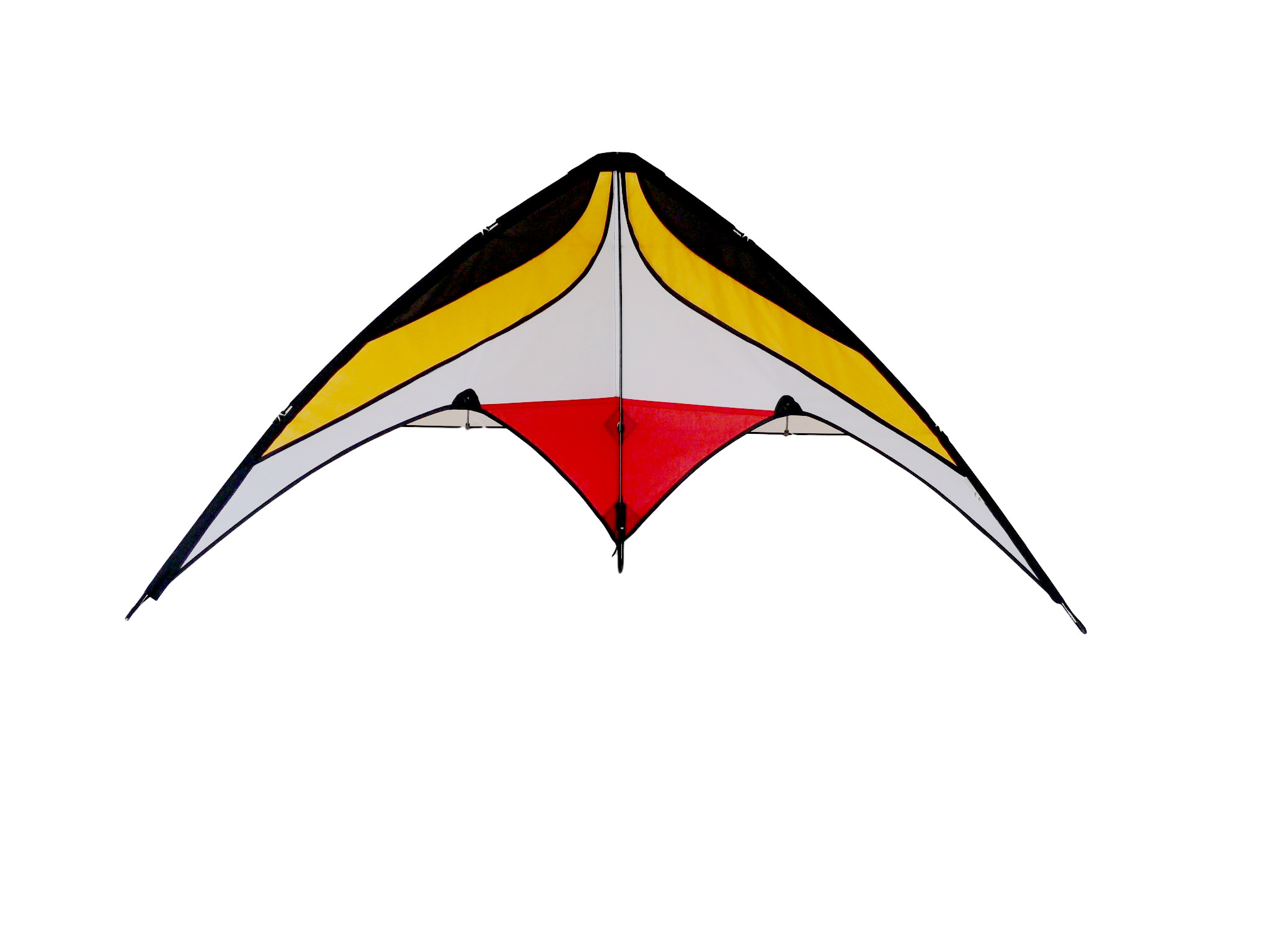 Rainbow Delta Stunt Kite 2-6bft Swing Range Dual Line Type