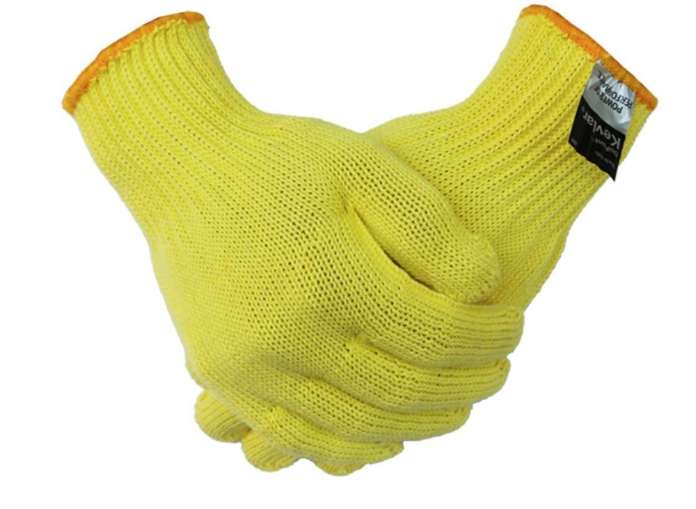 Cut Resistant Gloves cut proof gloves kitchen cut resistant work gloveAramid Knitted LOGO Printed OEM Acceptable