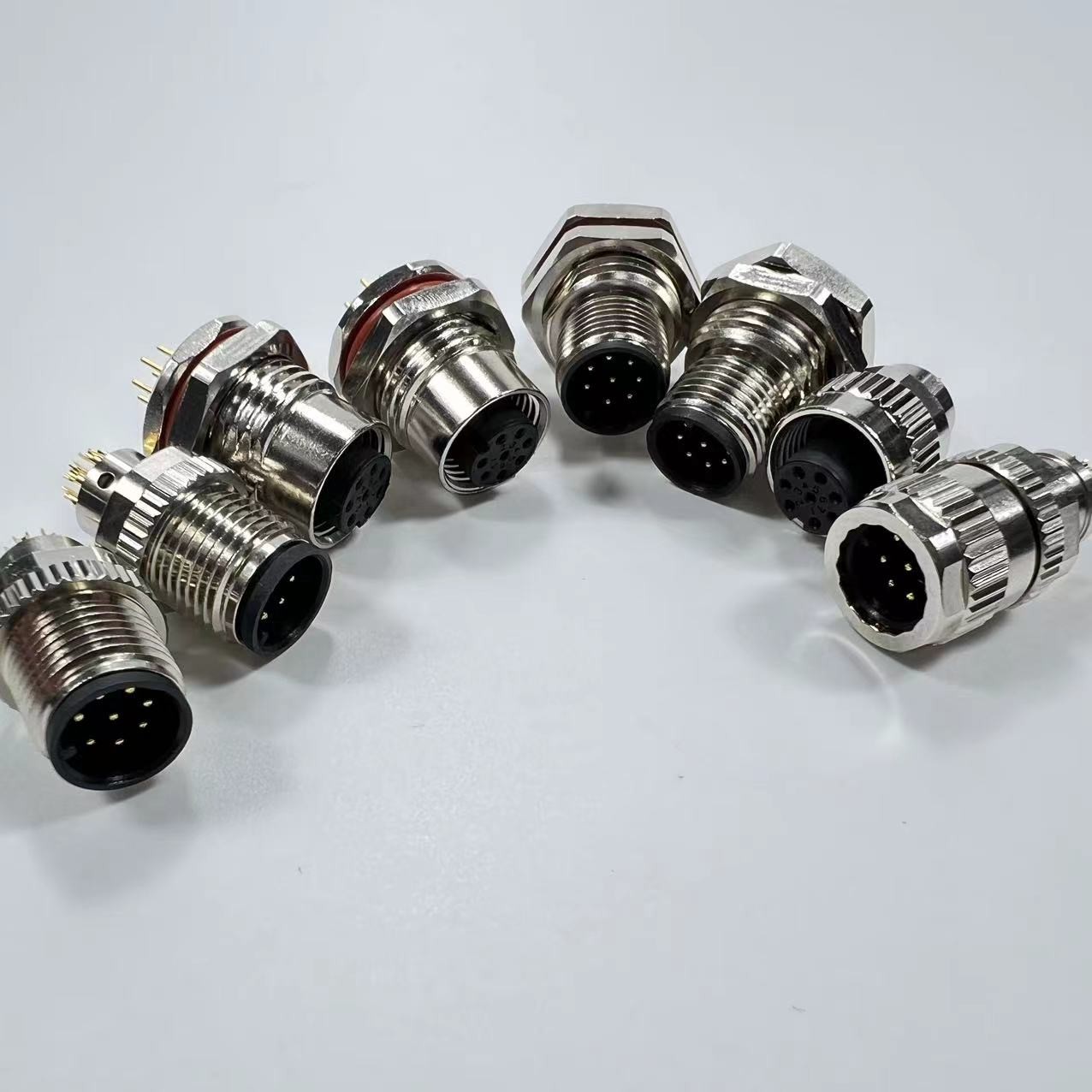 Circular Shielding Industrial M5 M23 17 Pin Female Connector Waterproof