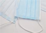 Pharma Employees Disposable 3 Ply Face Mask Anti - Pollution Unisex Ear Loop