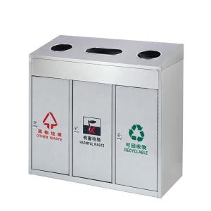 Quality 900L*400W*900H Mm 240L 3 Compartment Trash Bin wholesale
