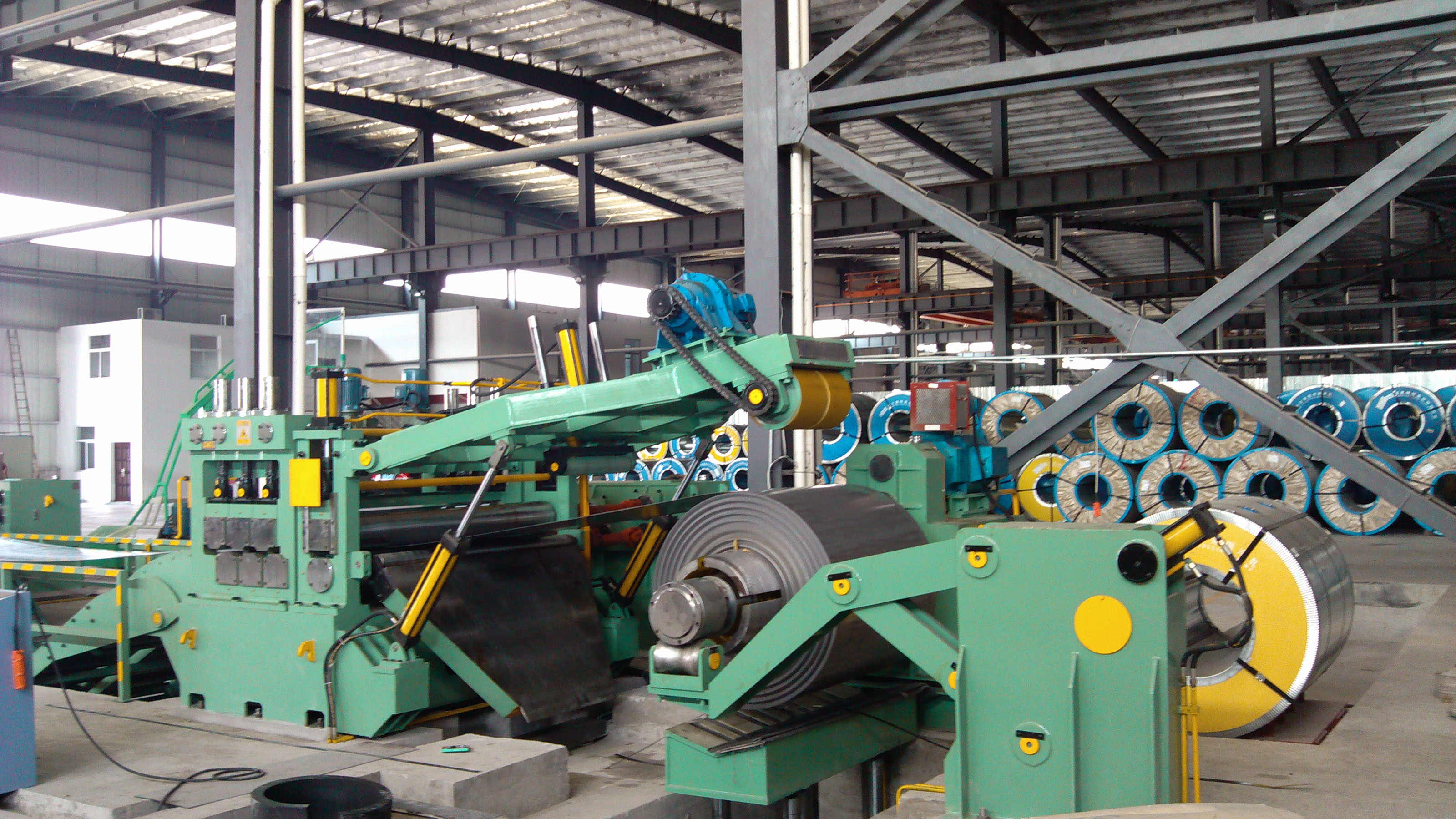 Full Automatic Coil Leveler / Cut To Length Machine High Speed Pickling