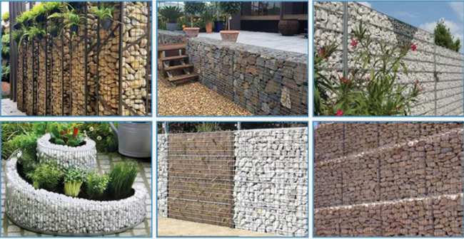 100 X 80 X 30cm Galvanized Gabion Box Welded Reinforced Stone Fence