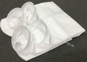 Quality Industrial Micron Filter Bags , SE - Stitched Seam Treatment Micron Needle Felt Filter Bags wholesale
