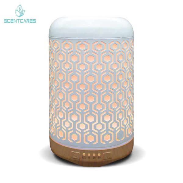 Cheap 260ML Metal Essential Oil Diffuser 2020 newest design 7 color light for sale