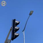 3-10mm Thickness Galvanized Light Pole 2% Dimension Tolerances
