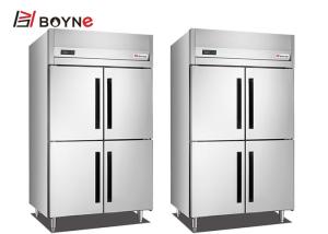 Quality Restaurant Refrigerator Cabinet Stainless Steel 4 Door Insert Freezer wholesale