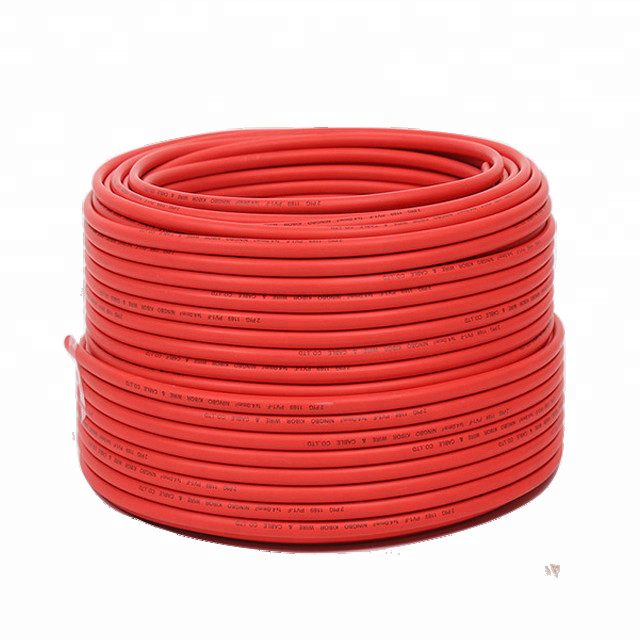 2 Core Solar Cable Tuv Cable 6mm Waterproof UV Resistance