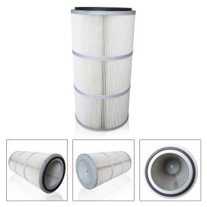 Quality Spunbond Polyester PTFE Air Filter Cartridge Cylindrical wholesale