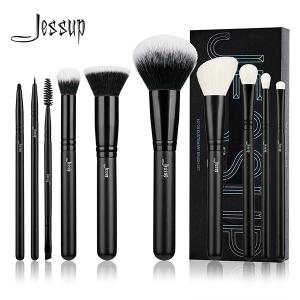 Quality Jessup 10pcs Natural / Synthetic Hair Essential Makeup Brushes Set wholesale