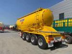 1310mm Wheel Base Versatile Powder Bulk Cement Truck Trailer for International