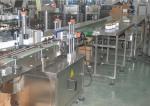 Vertical Round Bottle Sticker Labelling Machine / Square Bottle Wrap Around