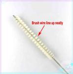 Nylon Plastic Twisted Metal Wire Tube Brushes For Bottle Cleaning TS20
