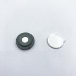 Small Round N35 Neodymium Magnet Name Badge Black D17x6