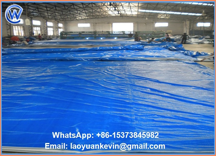 Hot Selling 260gsm car covering cloth pe tarpaulin Waterproof Cover in rain