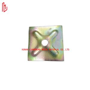 Quality Carbon Steel Scaffolding Spare Parts square Formwork Tie Rod Washer Plate wholesale