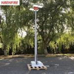 4.2m pneumatic telescopic mast light tower-roof top mounted-foldable-LED flood