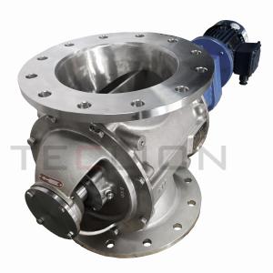 Quality Carbon Steel Discharge Rotary Valves for Powder Media Transportation Lines wholesale