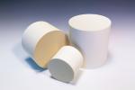 Oval Honeycomb Ceramic Carrier White For Exhaust Gas Purification