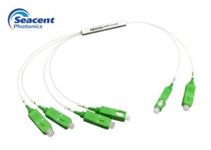 Quality 2x4 Micro Type Fiber Optic PLC Splitter With Excellent Channel Uniformity wholesale
