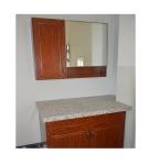 Durable Aluminum Alloy Carcase Material Bathroom Cabinet Modern Style
