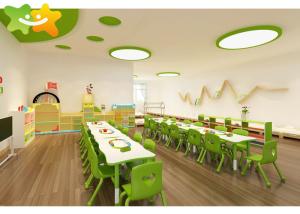 Quality Home Plastic Kindergarten School Furniture Eco Friendly Stacked Design PP Steel wholesale