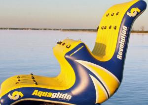 Quality Customized PVC Tarpaulin Inflatable Rocks Water Park Slide Games For Lake wholesale