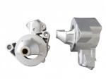 Silver Aluminium Die Casting Housing Process Powder Coating Lightweight