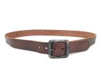 Classic Everyday Full Grian Male Casual Leather Blet With Pin Buckle